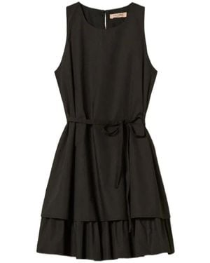 Twinset Belted Dress - Black