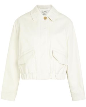 Vince Twill Jacket - White