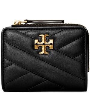 Tory Burch Kira Chevron Quilted Bi-Fold Wallet - Black