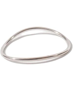 Ann Demeulemeester Anouk Simple Bangle - White