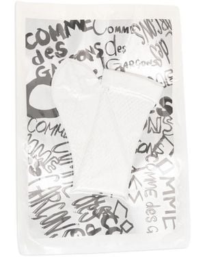 Comme des Garçons Comme Des Garçons Open Knitted Socks - White