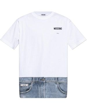 Moschino Short Sleeve T-Shirt - White