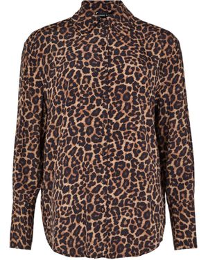 Anine Bing Long Sleeve Shirt - Brown