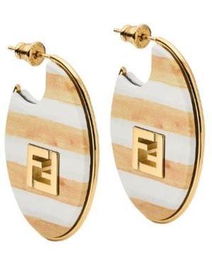 Fendi Forever Earrings - Metallic