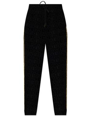Versace Strap-Up Casual Pants - Black