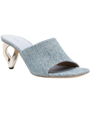 JW Anderson Round Toe High Heel Sandals - Blue