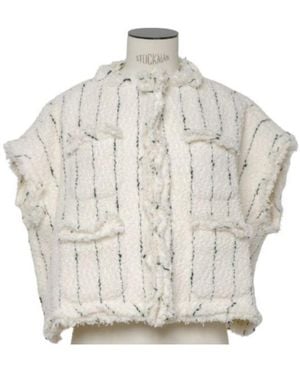 Sacai Tweed Jacket - Grey