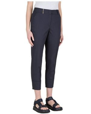 Peserico Pleated Trousers - Blue