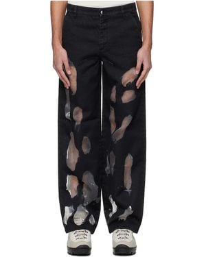 HELIOT EMIL Gallop Belt Loop Jeans - Black
