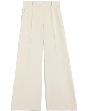 Aspesi High Waist Casual Trousers - White