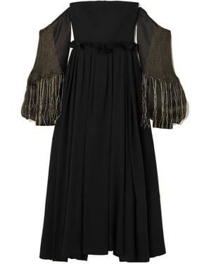 Loewe Long Sleeve Dress - Black