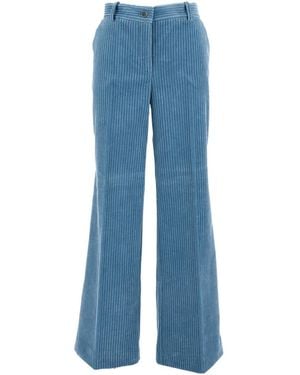 P.A.R.O.S.H. Corduroy Trousers - Blue