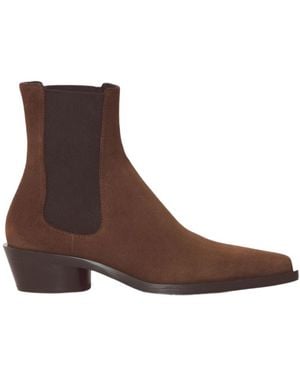 Proenza Schouler Pointed Toe Chelsea Boots - Brown