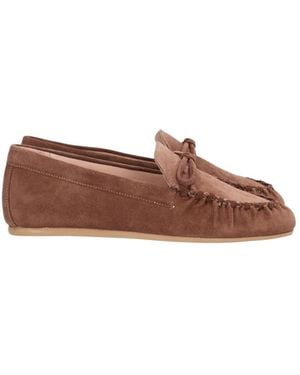 Stuart Weitzman Round-Toe Loafers - Brown