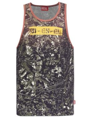 DIESEL T-Lifty-Camou Tank Top - Grey
