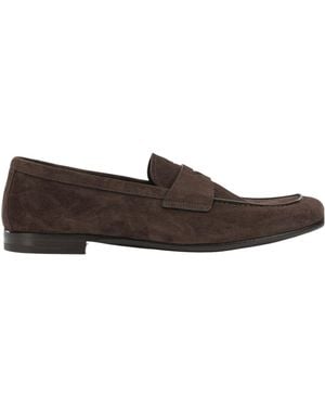 Prada Round-Toe Loafers - Brown
