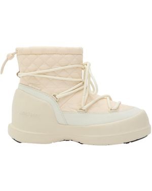 Moon Boot Mezzaluna Quilted Boots - Natural
