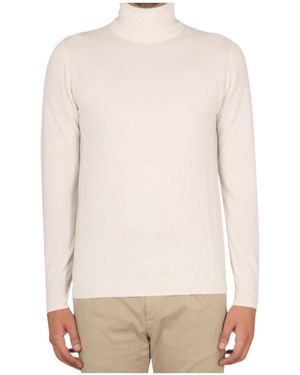 Aspesi Roll-Neck Knitted Jumper - White