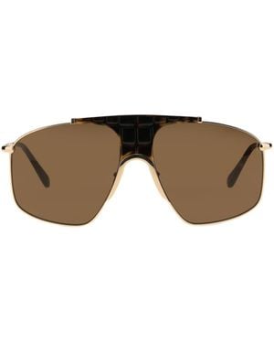 Alaïa Alaïa Aviator-Frame Sunglasses - Multicolour