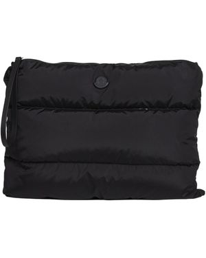 Moncler Caradoc Quilted Laptop Case - Black