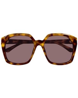 Chloé Chlo Eyewear Salome Oversized Frame Sunglasses - Multicolour