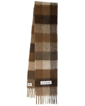 Acne Studios Vally Alpaca Blend Scarf - Natural