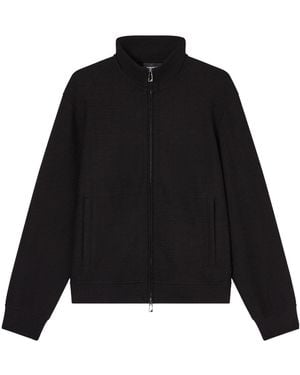 Emporio Armani Standcollar Fullzip Jacket - Black