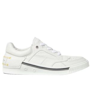 Fendi Fender Sneakers Leather Low-Tops - White