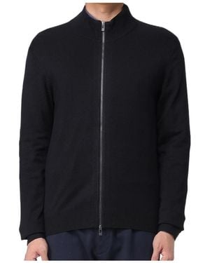 ARMANI EXCHANGE Zip-Up Cardigan - Blue