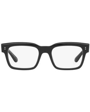 Oliver Peoples Hollins Square-Frame Glasses - White