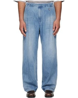 WOOYOUNGMI Lightweight Tapered Jeans - Blue