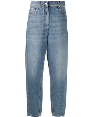 Brunello Cucinelli Mid-Rise Mom Jeans - Blue
