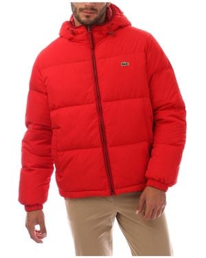 Lacoste Classic Warm Down Jacket - Red