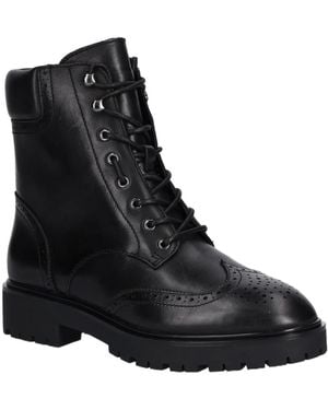 Ralph Lauren Lace-Up Ankle Boots - Black