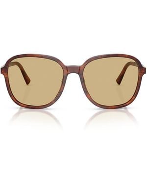 Miu Miu Eyewear Square Frame Sunglasses - Metallic