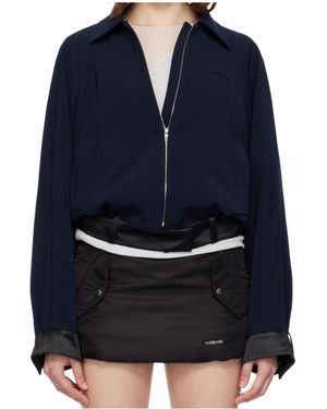 we11done Long Sleeve Shirt Jacket - Blue