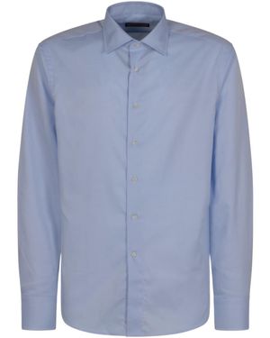 Canali Nuvola Shirt - Blue