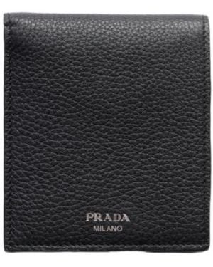 Prada Leather Wallet - Black