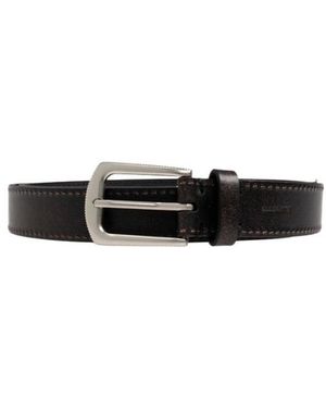 AllSaints Logo Belt - White