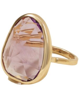 Melissa Joy Manning 14-Karat Recycled Amethyst Ring - Pink