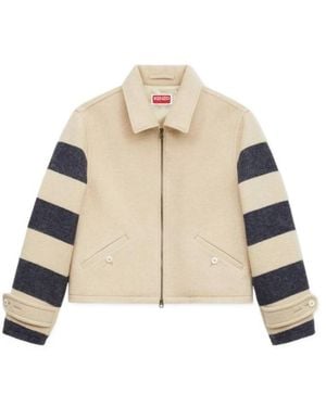 KENZO Stripes' Genderless Blouson - Natural