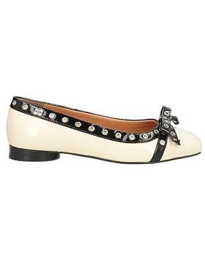 Ganni Ballet Flats - Natural
