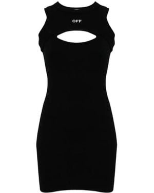 Off-White c/o Virgil Abloh Cutout Dress - Black