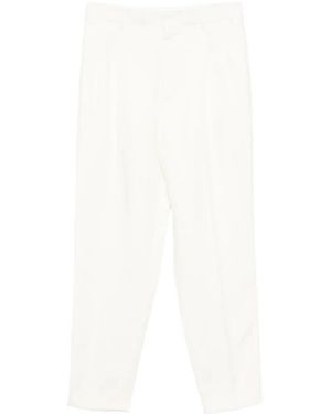 Brunello Cucinelli Pleated Trousers - White