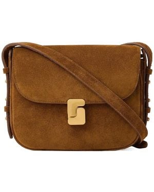 Soeur Lightweight Crossbody Bag - Brown