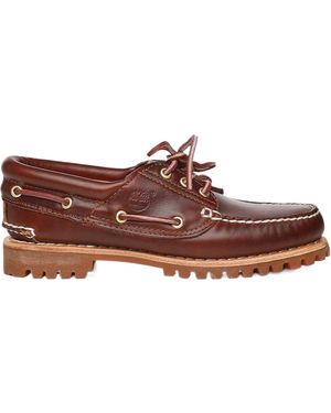 Timberland Lug-Sole Boat Shoes - Brown