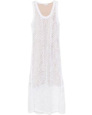 Brunello Cucinelli Sleeveless Dress - White