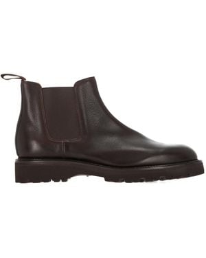John Lobb Round-Toe Chelsea Boots - Brown