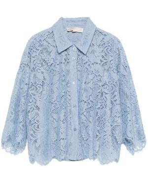 MICHAEL Michael Kors Lace Shirt - Blue