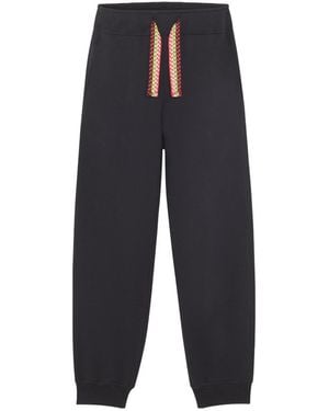 Lanvin Drawstring Tapered Track Trousers - Blue